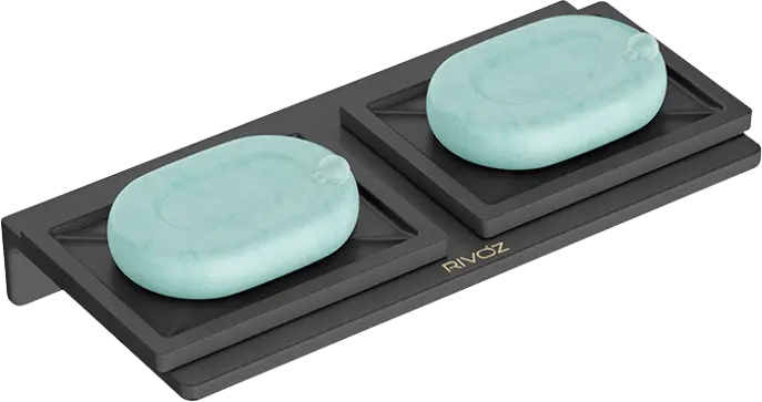 Big-Square-Double-Soap-Dish-Black