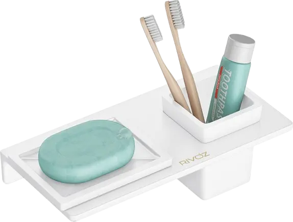 Big-Square-Soap-Dish-with-Glass-White