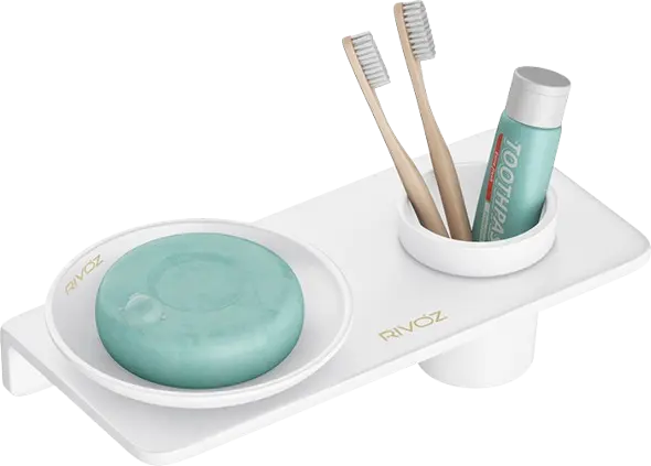 Round-Soap-Dish-with-Glass-White