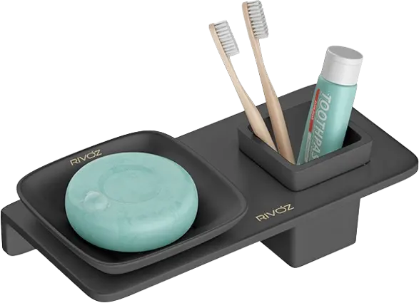 Square-Soap-Dish-with-Glass-Black