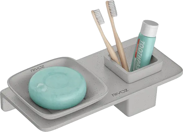 Square-Soap-Dish-with-Glass-Grey